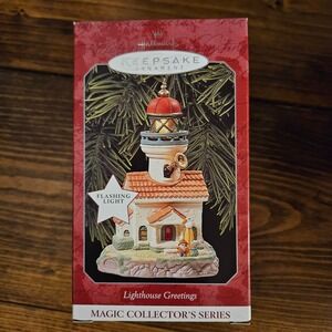 Hallmark Lighthouse Greetings Keepsake Ornament Magic‎ Collector's Series 1998